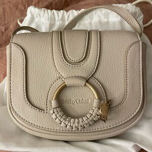 See By Chloe Beige Leather Crossbody Bag